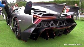 Lamborghini Veneno SOUND! Start Up + Driving On The Road!