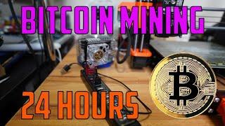 Bitcoin Mining for 24 Hours! - Using the GekkoScience COMPAC F