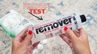 100% Pure Acetone Nail Polish Remover REVIEW Taking OFF Red Nail POlish!