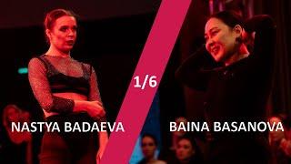 NASTYA BADAEVA VS. BAINA BASANOVA (FRONT ROW) - 1/6 BATTLE | FRAME UP FESTIVAL XIV