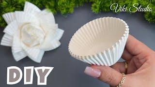 Create Gorgeous Paper Flowers with Just Cupcake Liners!