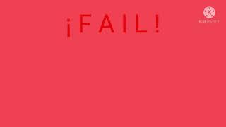 FAIL! (red screen)