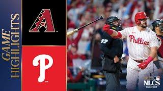 D-backs vs. Phillies NLCS Game 2 Highlights (10/17/23) | MLB Highlights