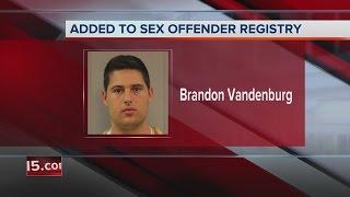 Brandon Vandenburg Added To Sex Offender Registry