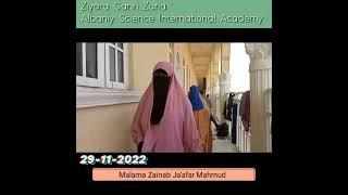 Ziyarar Albaniy Science International Academy, Zariya |Malama Zainab Ja'afar Mahmud