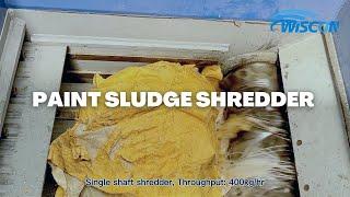 Paint Sludge Shredder - Waste Paint Recycling
