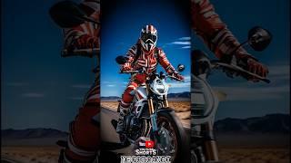 Night Ride Adventure: Red Knitted Helmet on BMW F900R #shorts