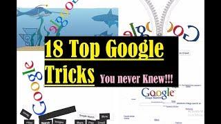 Google Tricks (Google Gravity, Google Underwater, Google Sphere, Google Zipper, Zerg Rush)