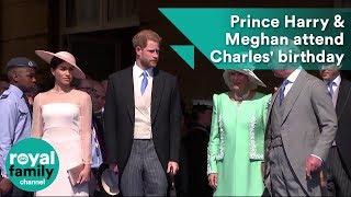 Duke and Duchess of Sussex, Prince Harry and Meghan, attend Prince Charles' 70th birthday