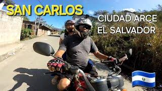 Recorrido en moto por las colonias San Carlos #1 & #2 Ciudad Arce El Salvador 