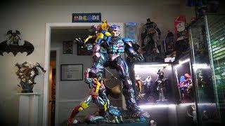 Custom Xionart Sentinel vs. X-Men Statue! HUGE Battle Diorama!