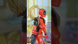 Lady Deadpool Dreaming #transition #stopmotion #ladydeadpool #marvel #shorts #red