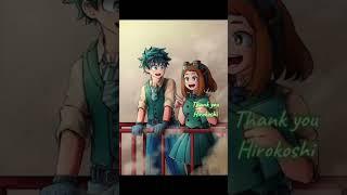 Hirokoshi confirmed it! #myheroacademia #deku #uraraka #thankyouHirokoshi