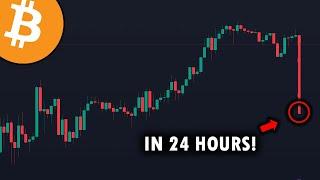 WARNING: MASSIVE BITCOIN CRASH IN UNDER 24 HOURS!! - We Are Selling Bitcoin!? - BTC Analysis