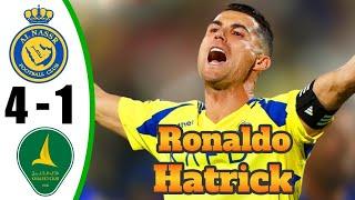 Ronaldo comeback  Al Nasser vs Al Khaleej 4-1 - all goals and highlights - 2024