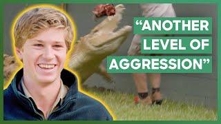 Robert Irwin Trains Casper For The Crocodile Show | Crikey! It's The Irwins