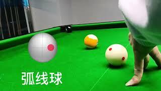 Billiards Xiao Li's simplest and most easy-to-use aiming method must be learned by billiards novice