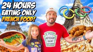 Olympic 24 Hour Food Challenge! Eating French Food!