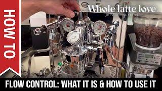 Live Demo: Flow Control & Espresso Machines - What It Is & How To Use It