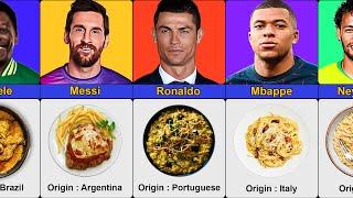 Famous Footballers And Their Favorite Foods