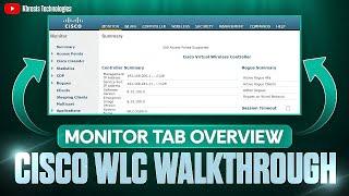 WLC Monitor tab | Cisco WLC | in Hindi | Wireless Controller| Kbrosis Technologies