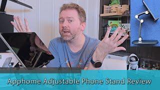 TABLET OR PHONE - Apphome Adjustable Phone Stand Review