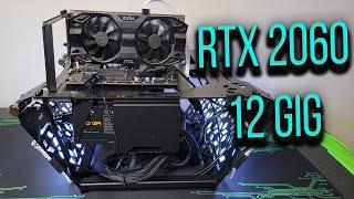 RTX 2060 12 GB OVERCLOCK - HASHRATE, ETHEREUM, FLUX, RAVENCOIN