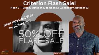 Criterion Collection Flash Sale is Here (limited time)! October 2024