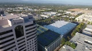 A FLIGHT OVER WOODLAND HILLS CA