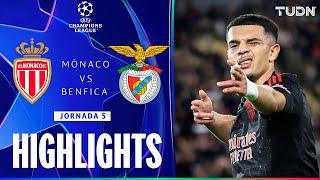 HIGHLIGHTS - Monaco vs Benfica | UEFA Champions League 24/25 | TUDN