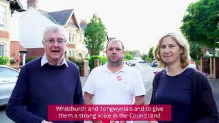 Anna McMorrin MP - Campaigning for Marc Palmer with Mark Drakeford