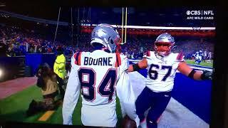 BiLDO!!!! thrown on field! Kendrick Bourne Touchdown. Buffalo Bills vs New England Patriots Playoffs