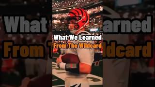 WHAT WE LEARNED FROM THE WILD CARD....  #wildcard #playoffs #fax 