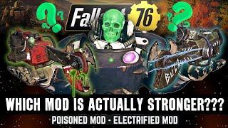 Fallout 76 - Is Poisoned STRONGER than Electrified on the Auto Axe??