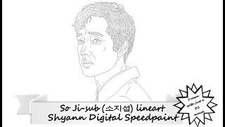 So Ji sub (소지섭) speed painting part 1/2