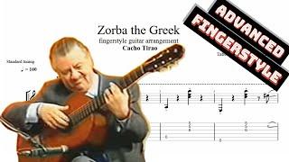 Zorba the Greek TAB - fingerstyle guitar tabs (PDF + Guitar Pro)