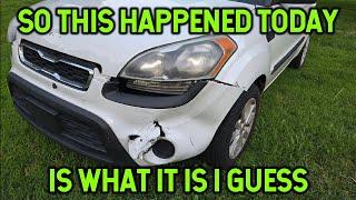 SURPRISE!! Someone Hit Our Car.. If This Is The Worst Thing That Happens, Today Was A Good Day.
