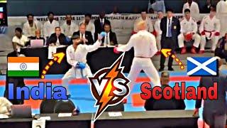 commonwealth karate championship india results || india vs scotland