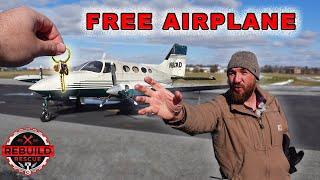 Taking Our FREE Abandoned Airplane Home! Ep2