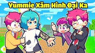 LÀNG HIHA AUT HỐT HOẢNG KHI YUMMIE XĂM MÌNH TRONG MINECRAFT*YUMMIE TROLL XĂM HÌNH 