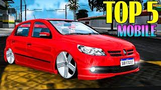 TOP 5 MELHORES JOGOS de CARROS REBAIXADOS para CELULAR!