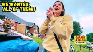 We couldn't stop BUYING at these GARAGE SALES!!!