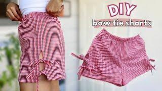 Easy DIY Bow Tie Shorts!