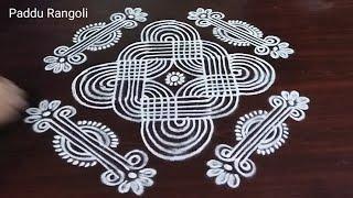 Dhanurmsam Muggulu 5x3x3 dost Sankranthi Muggulu  Latest Festival Rangoli,Paddu Rangoli