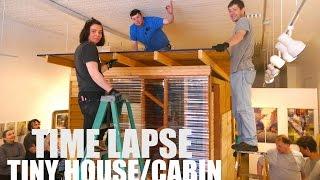 TIME LAPSE Tiny House Build (Art cabin/studio-Putnam, CT)