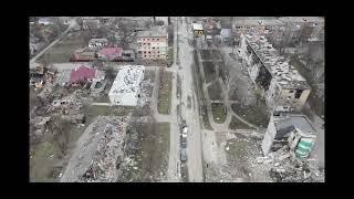 Ukraine Complete Destruction Drone Footage