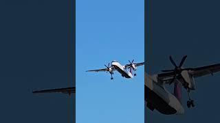 Air Canada Express AC8806 De Havilland Canada Dash8-400 arriving at SeaTac from Vancouver