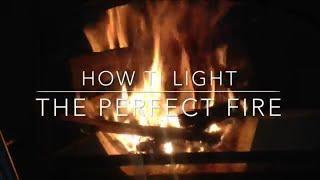 How to light the perfect fire in a wood burning stove