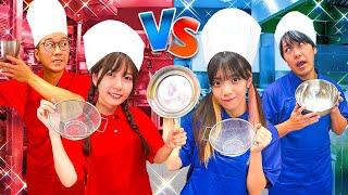 【対決】レッドVSブルー！お店屋さんごっこ対決やったら過酷すぎたwww 〜RED VS BLUE COLOR CHALLENGE〜