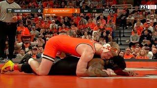 184lbs Dustin Plott (Oklahoma State) vs Gabe Arnold (Iowa)